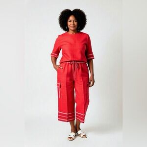 Handwoven Culottes/ Capri Pants for women